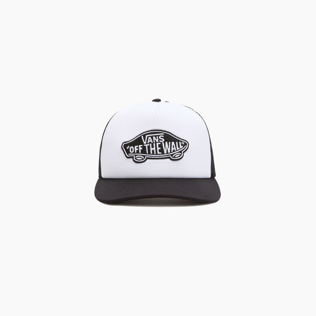 VANS CLASSIC TRUCKER PATCH CAP CURVED BLACK & WHITE - VN00066XY281