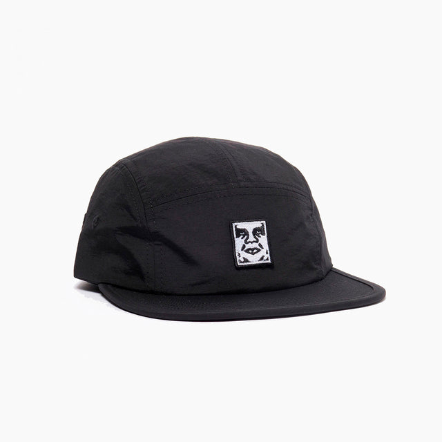OBEY CLOTHING ICON PATCH CAP CAMP BLACK & WHITE - 100149101