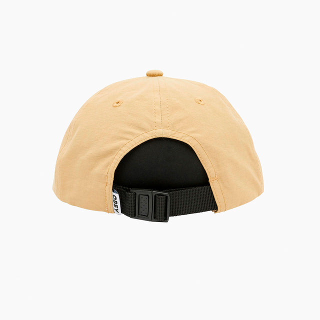 OBEY CLOTHING CAP LOWER CASE TECH 6 PANEL BRONZE - 100580339