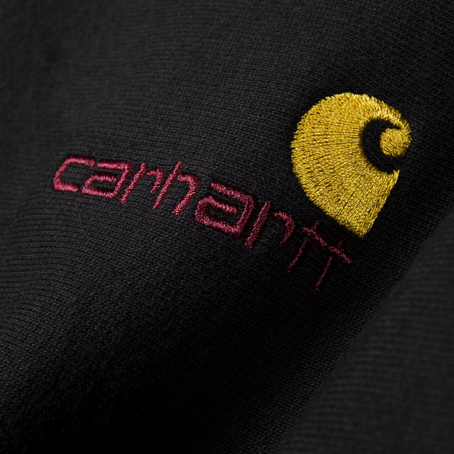 CARHARTT WIP AMERICAN SCRIPT SWEAT BLACK I025475-89