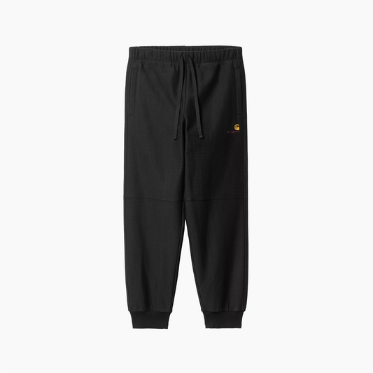 CARHARTT WIP AMERICAN SCRIPT JOGGING PANT BLACK I027042-89