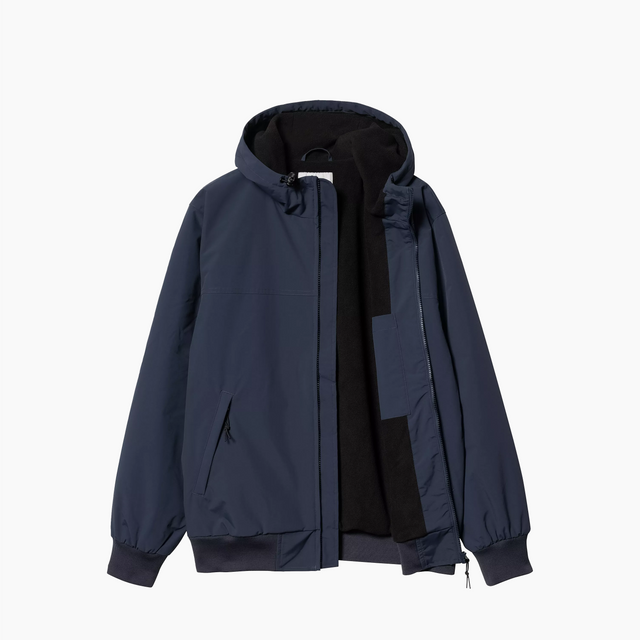 CARHARTT WIP HOODED SAIL JACKET AIR FORCE BLUE - I028436-2AH