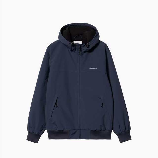 CARHARTT WIP HOODED SAIL JACKET AIR FORCE BLUE - I028436-2AH