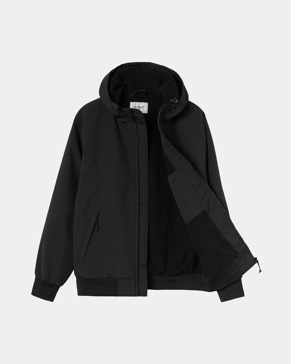 CARHARTT WIP HOODED SAIL JACKET BLACK / WHITE I028436.0D2