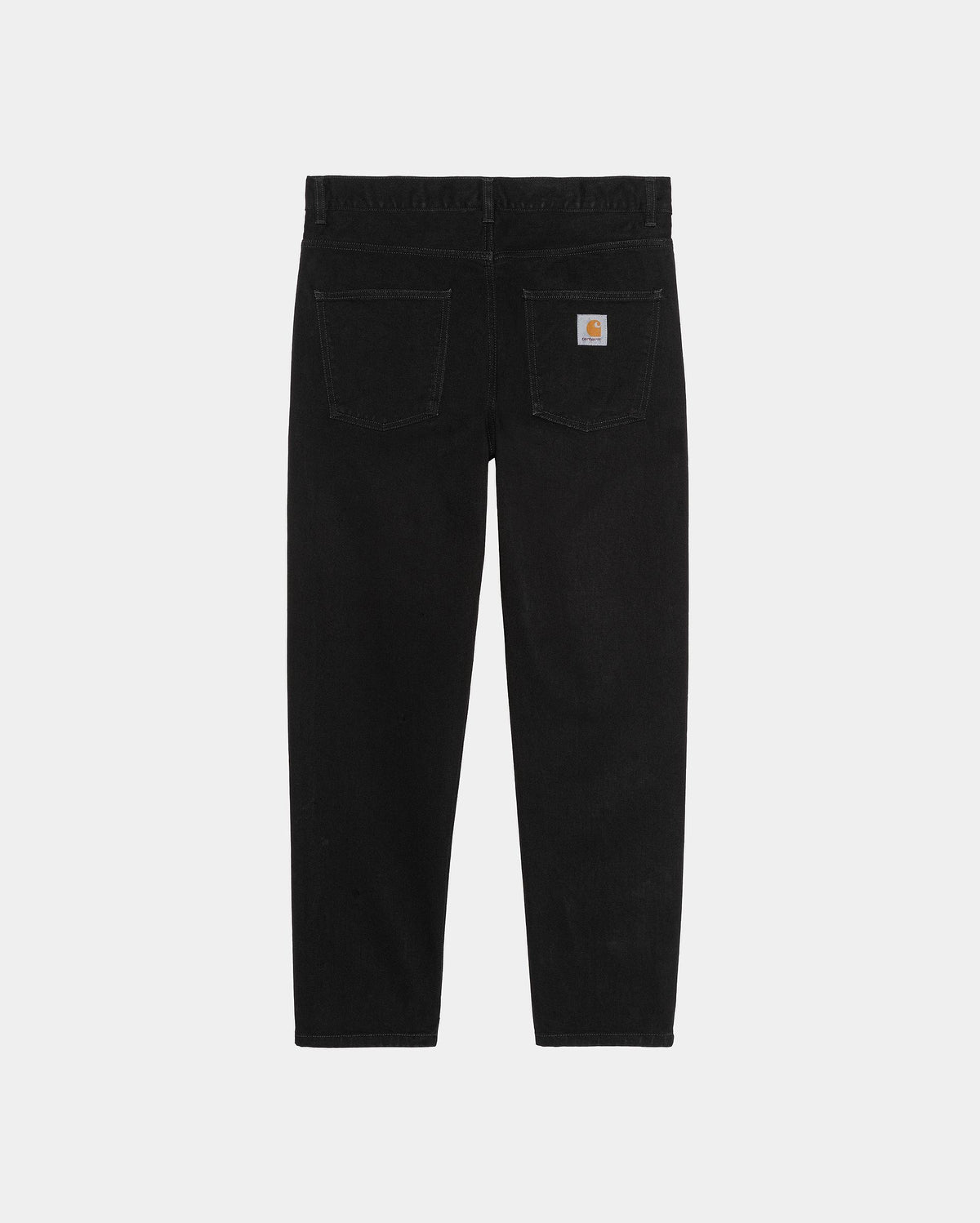 CARHARTT WIP NEWEL PANT BLACK MARBLE USED WASH I029208.89