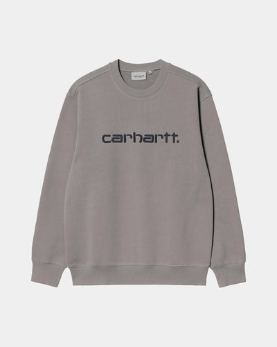 CARHARTT WIP CARHARTT SWEAT SHADY GREY / DARK NAVY I030546.3Z4