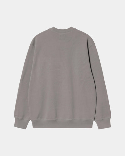 CARHARTT WIP CARHARTT SWEAT SHADY GREY / DARK NAVY I030546.3Z4