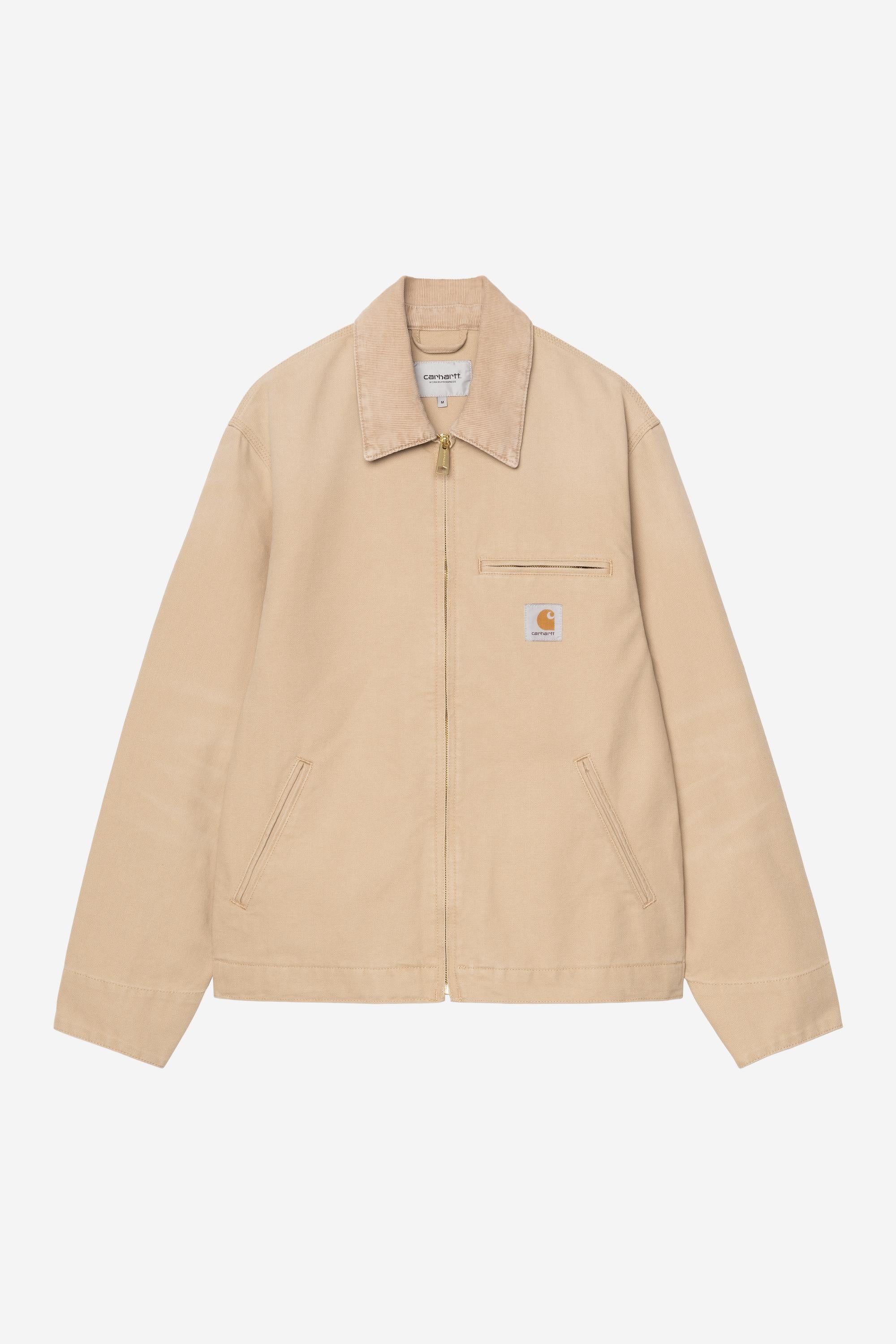 CARHARTT WIP DETROIT JACKET CANVAS DUSTY H BROWN I034819.0ME