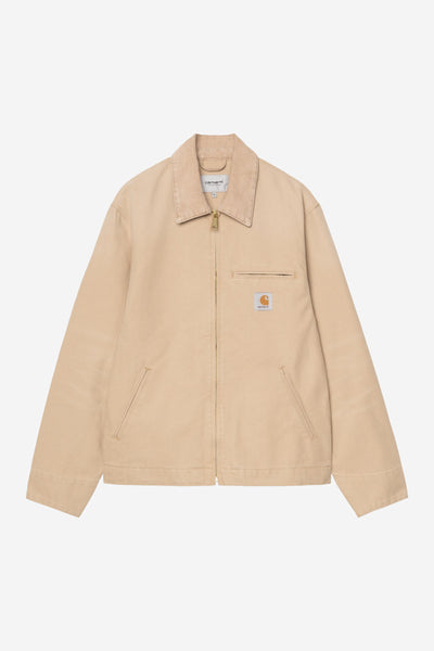CARHARTT WIP DETROIT JACKET CANVAS DUSTY H BROWN I034819.0ME