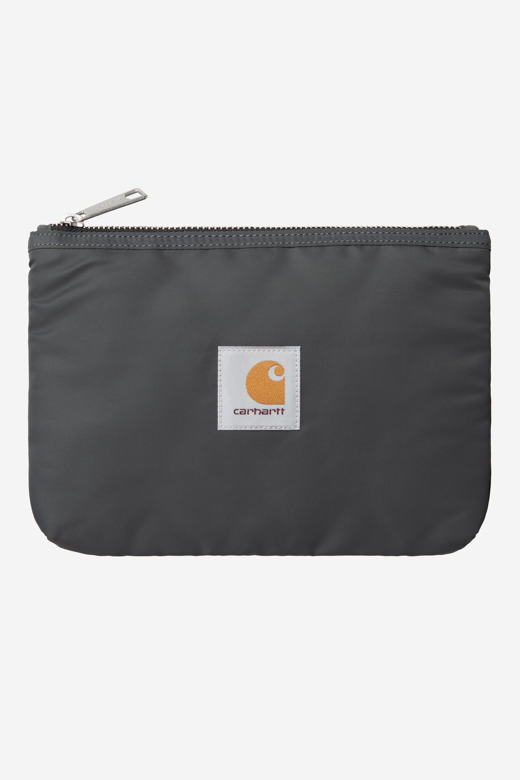 CARHARTT WIP ALUMNI ZIP WALLET NYLON GRAPHITE DARK I035224.32B