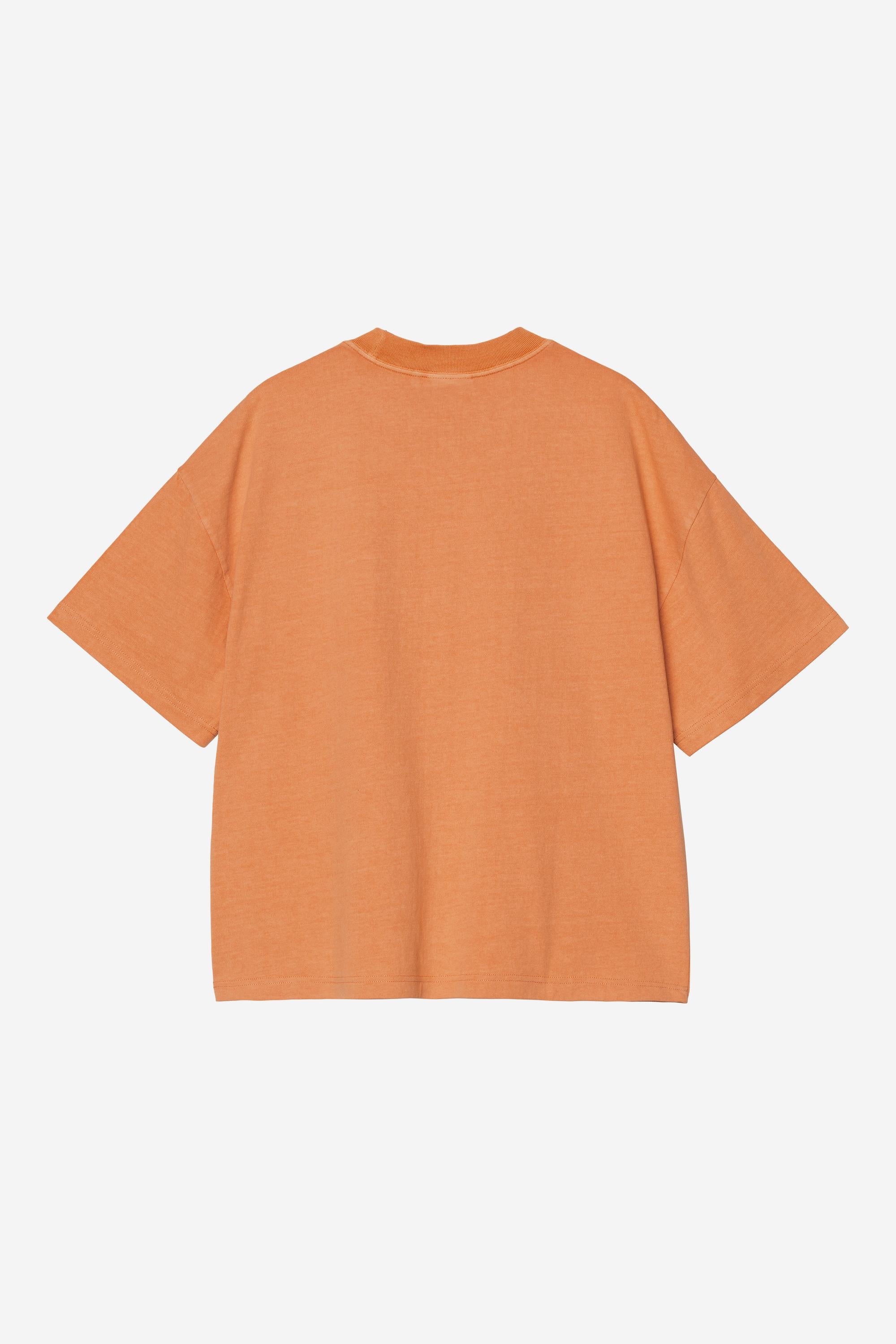 CARHARTT WIP S/S BENTON T-SHIRT REDHAVEN GARMENT DYED I035590.2ZY