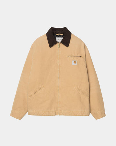 CARHARTT WIP OG DETROIT JACKET WIP DUSTY H / TOBACCO STONE CANVAS I035614.3WQ