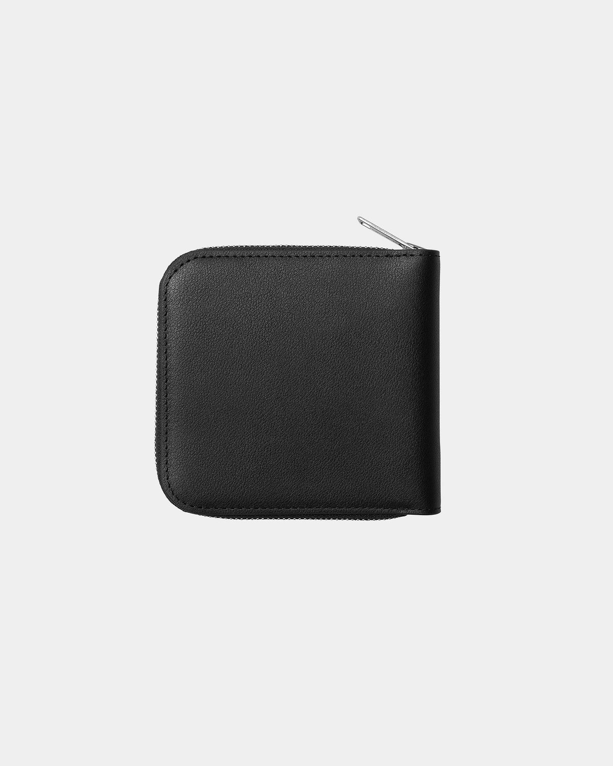 CARHARTT WIP LEATHER WALLET BLACK / SILVER I037006.0M4