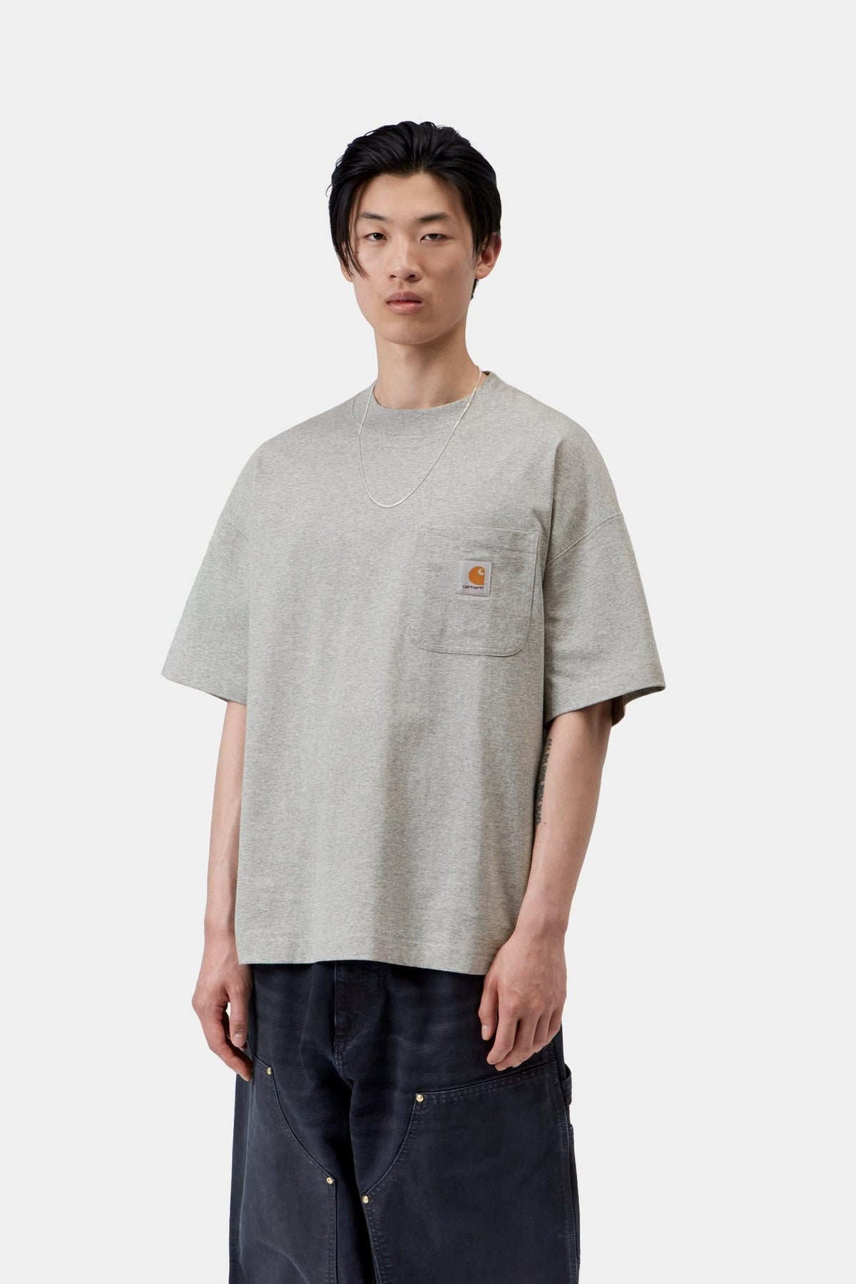 Carhartt WIP S/S Work Pocket T-Shirt Grey Heather