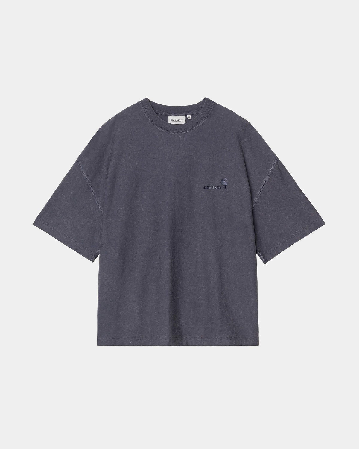 CARHARTT WIP S/S LAMBERT T-SHIRT DARK NAVY MOON WASH I037016.1CF