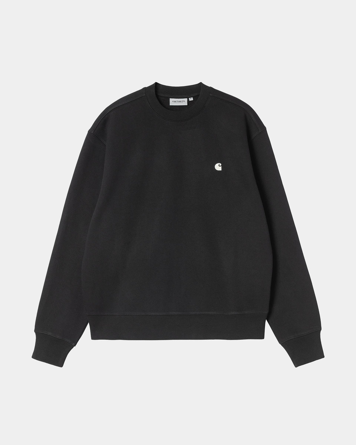 CARHARTT WIP MACK SWEAT BLACK / WAX I037099.K02