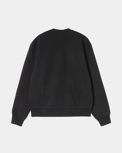 CARHARTT WIP MACK SWEAT BLACK / WAX I037099.K02