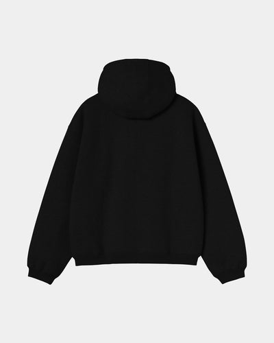 CARHARTT WIP HOODED EBBERT JACKET BLACK / WHITE I037114.0D2
