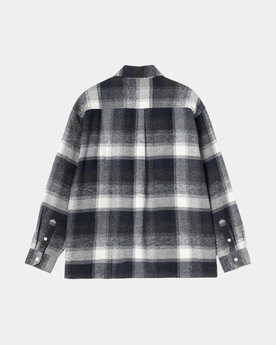 CARHARTT WIP L/S ESTERSON SHIRT ESTERSON CHECK DARK NAVY I037139.3ZH