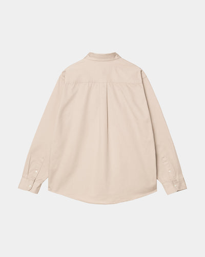 CARHARTT WIP L/S OG MADISON SHIRT FLEUR DE SEL I037146.2LP