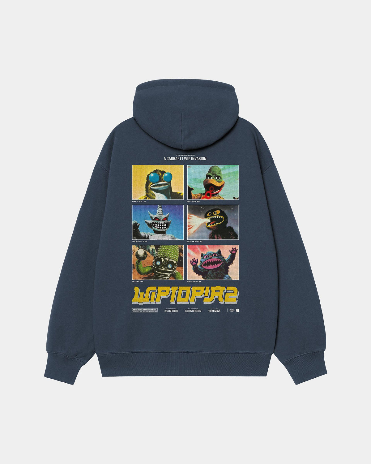 CARHARTT WIP HOODED WIPTOPIA II SWEAT BLUE I037224.01