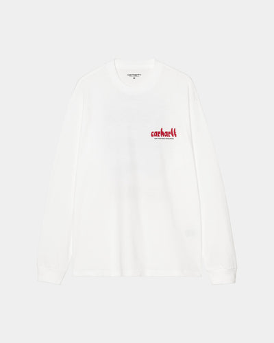 CARHARTT WIP L/S FRAMEWORK T-SHIRT WHITE I037235.02
