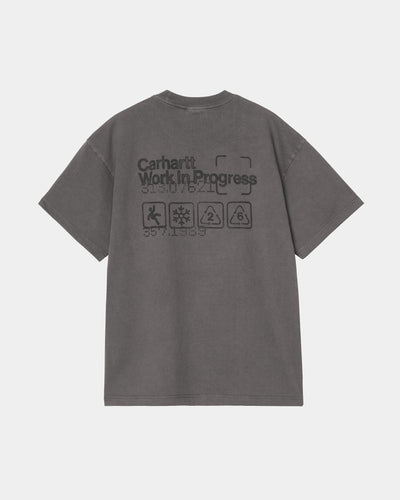 CARHARTT WIP S/S BOXED T-SHIRT SOOT GARMENT DYED I037256.26