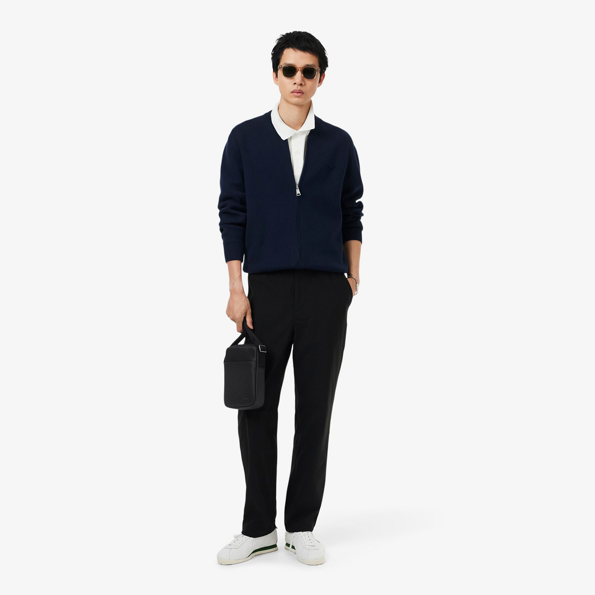 LACOSTE BANDOLERA CLÁSICA VERTICAL NOIR NH4422HC