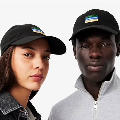 LACOSTE WATERPROOF CAP PATCH BLACK RK6047-031