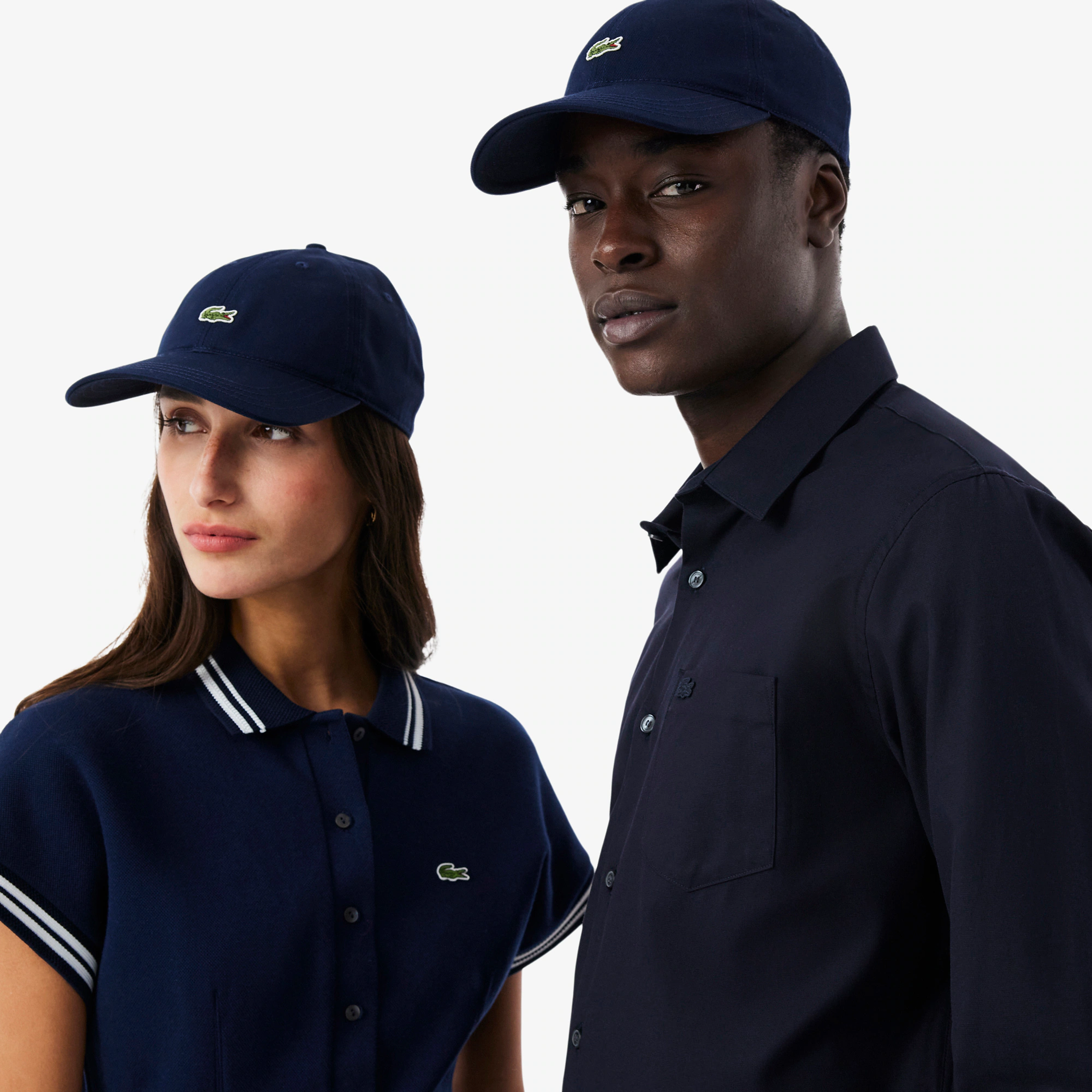 LACOSTE CAPS UNISEX ADULT WOVEN BLUE RK0491-166