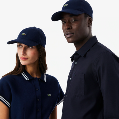 LACOSTE CAPS UNISEX ADULT WOVEN BLUE RK0491-166