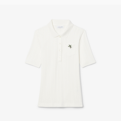 LACOSTE CHEMISE BORD COTES WHITE DF5296-70V