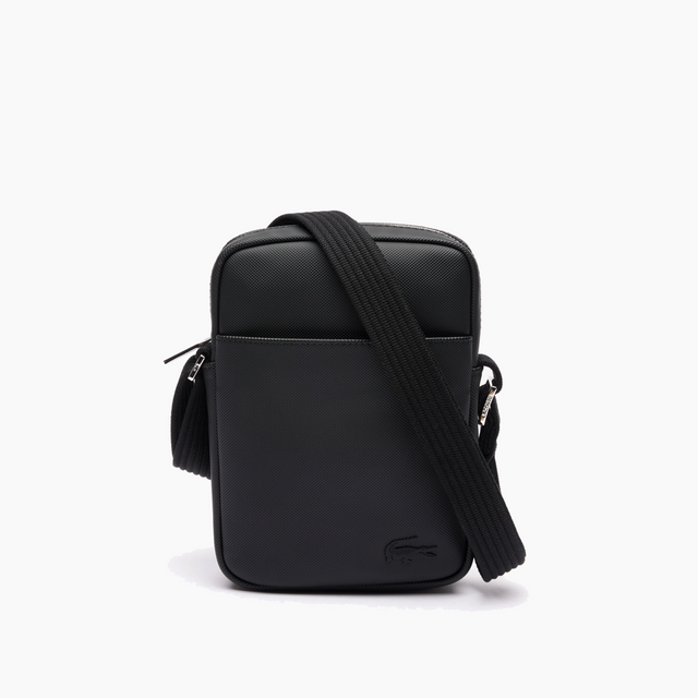 LACOSTE CLASSIC VERTICAL CAMERA BAG NOIR - NH4422HC