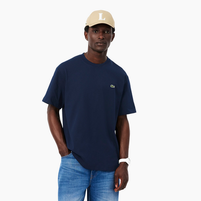 LACOSTE CREWNECK T-SHIRT BLUE TH0876-166
