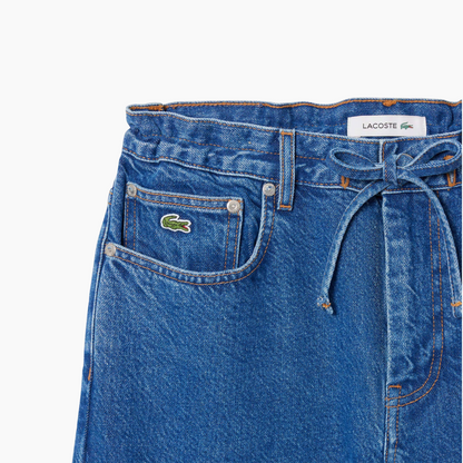 LACOSTE DENIM PANT CORTE ANCHO AZUL VIGORÉ HF0206-36L
