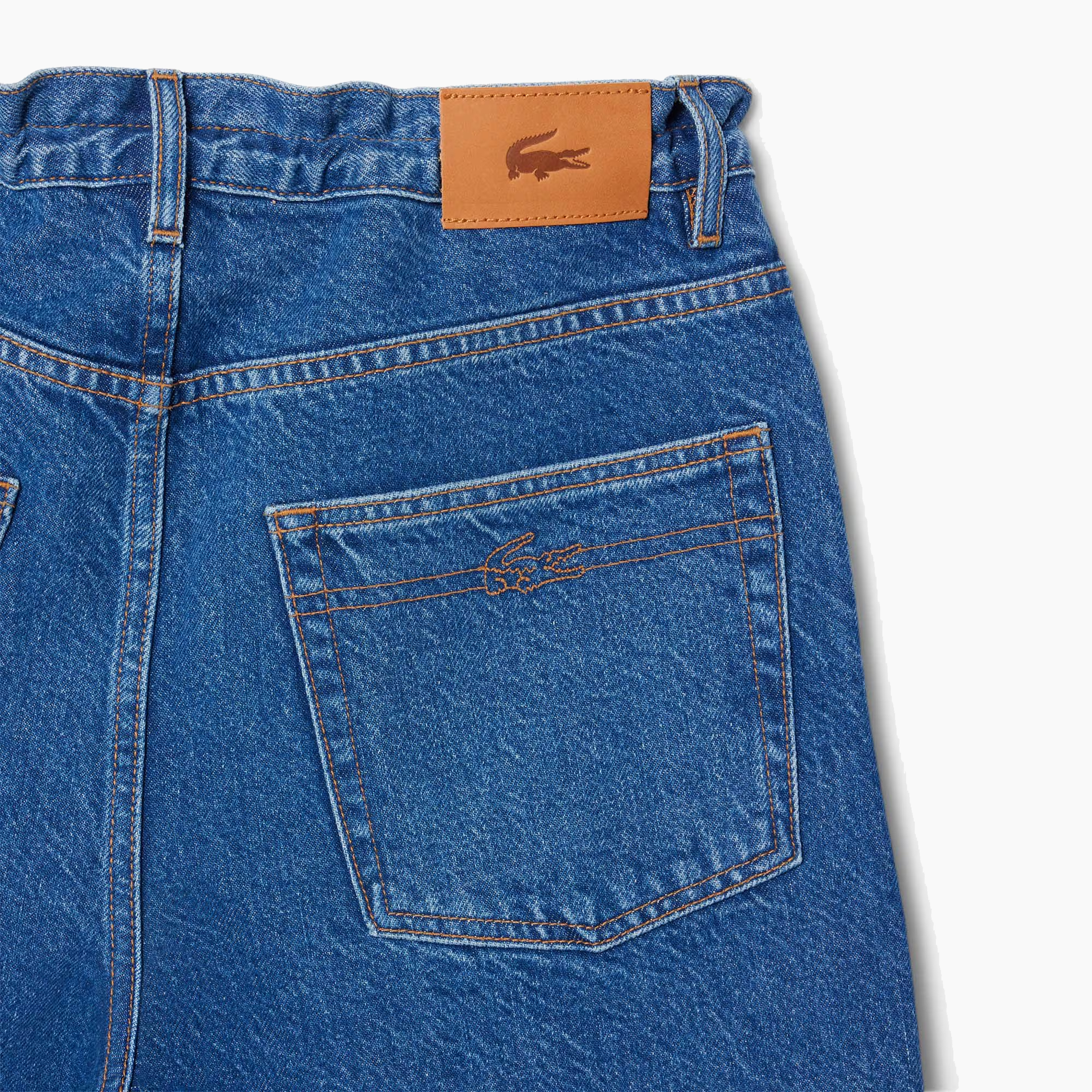 LACOSTE DENIM PANT CORTE ANCHO AZUL VIGORÉ HF0206-36L