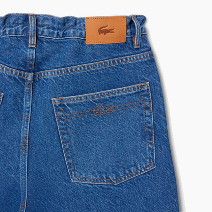 LACOSTE DENIM PANT CORTE ANCHO AZUL VIGORÉ HF0206-36L