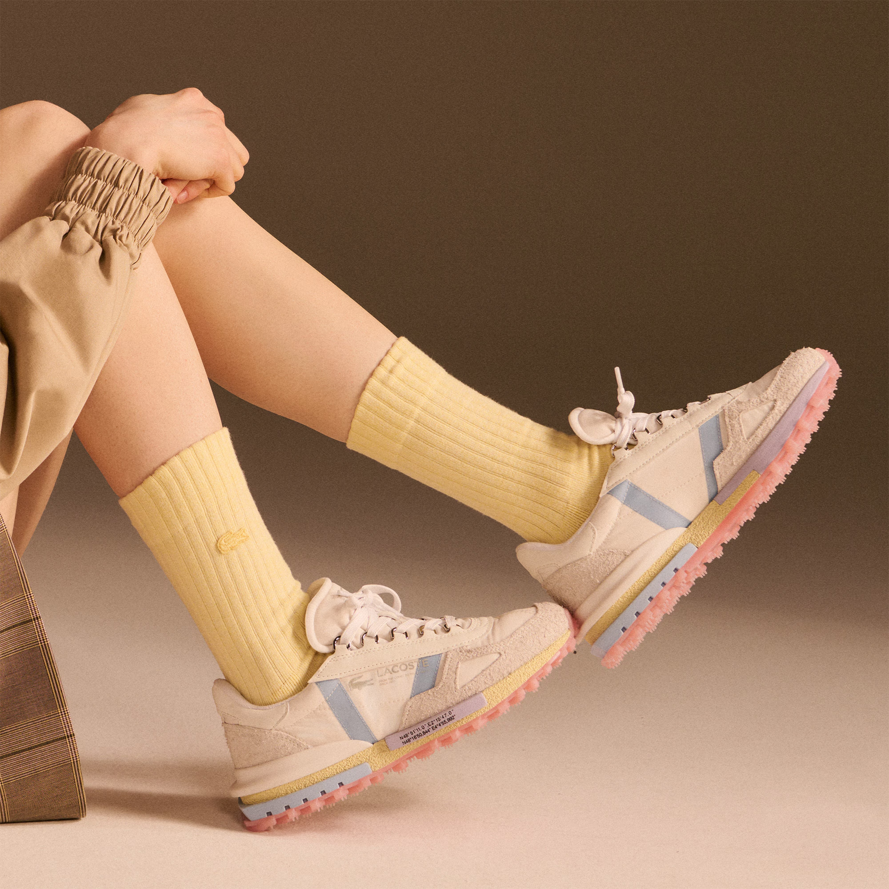 LACOSTE ELITE ACTIVE 225 OFF WHITE LIGHT BLUE 50SFA0074-WB8