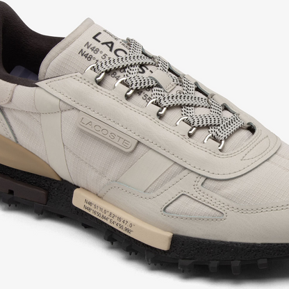 LACOSTE ELITE ACTIVE OFF WHITE DARK GRAY 50SMA0077-5A6