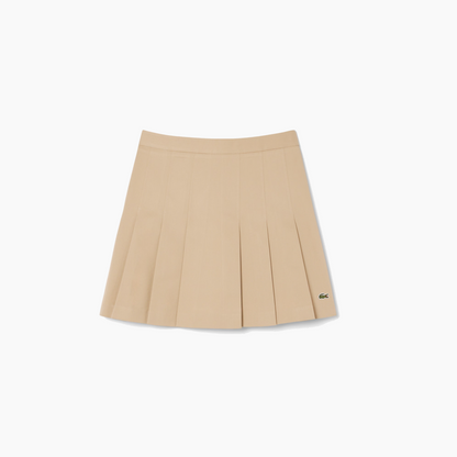 LACOSTE SHORT PLEATED COTTON SKIRT JF8001-02S
