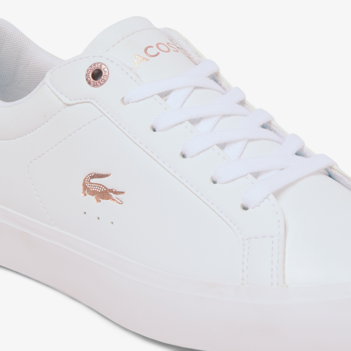 LACOSTE POWERCOURT JUNIOR WHITE / LIGHT PINK 51SUJ0016