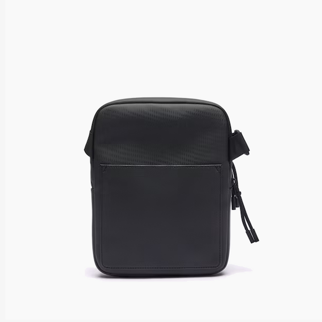 LACOSTE M FLAT CROSSOVER BAG NOIR - NH3308LV