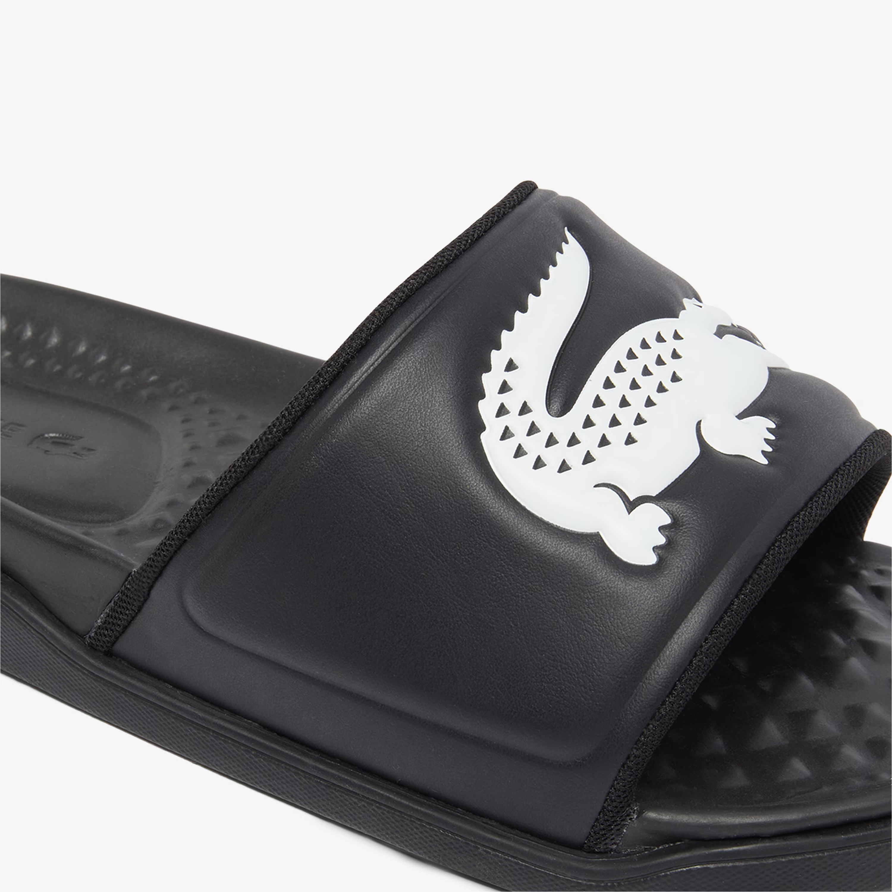 LACOSTE SERVE SLIDE DUAL BLACK WHITE 49CMA0038-312