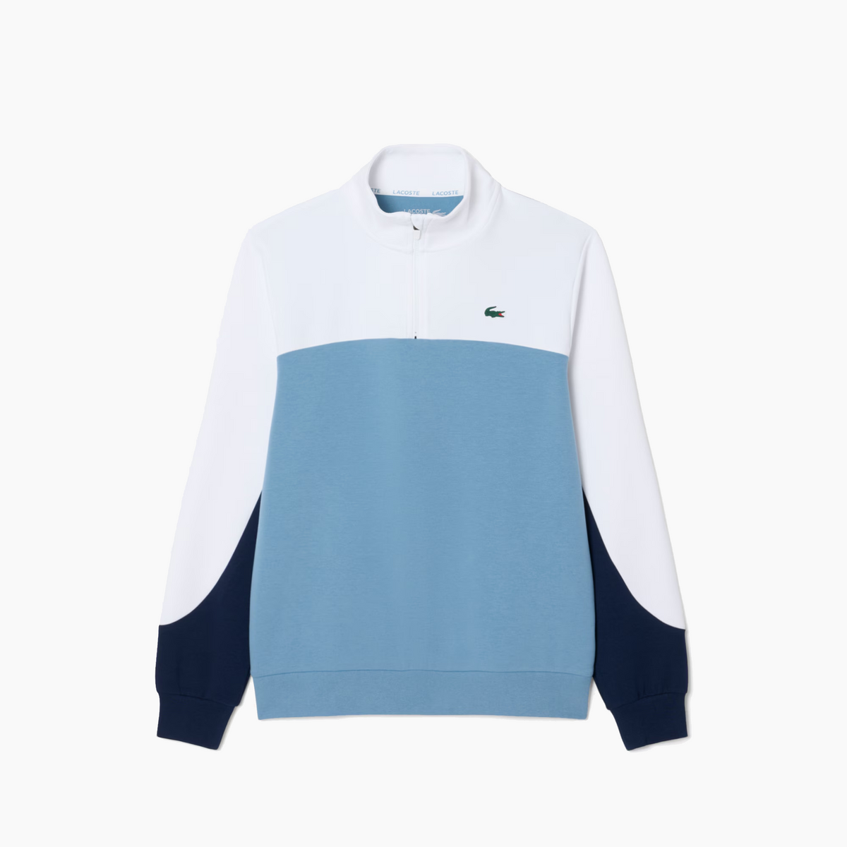 LACOSTE SUDADERA DEPORTIVA CON MEDIA CREMALLERA Y BLOQUES DE COLOR ARAL / MARINE-BLANC SH0701