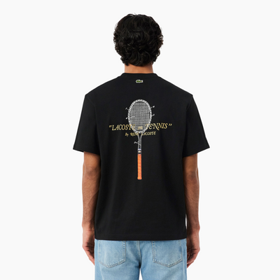 LACOSTE T-SHIRTS BLACK TH1425-031