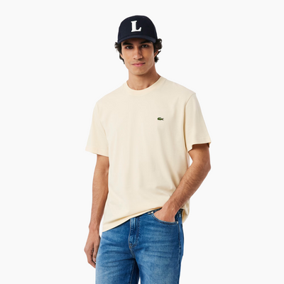 LACOSTE T-SHIRTS COL ROND HOMME NATUREL CLAIR TH7318-056