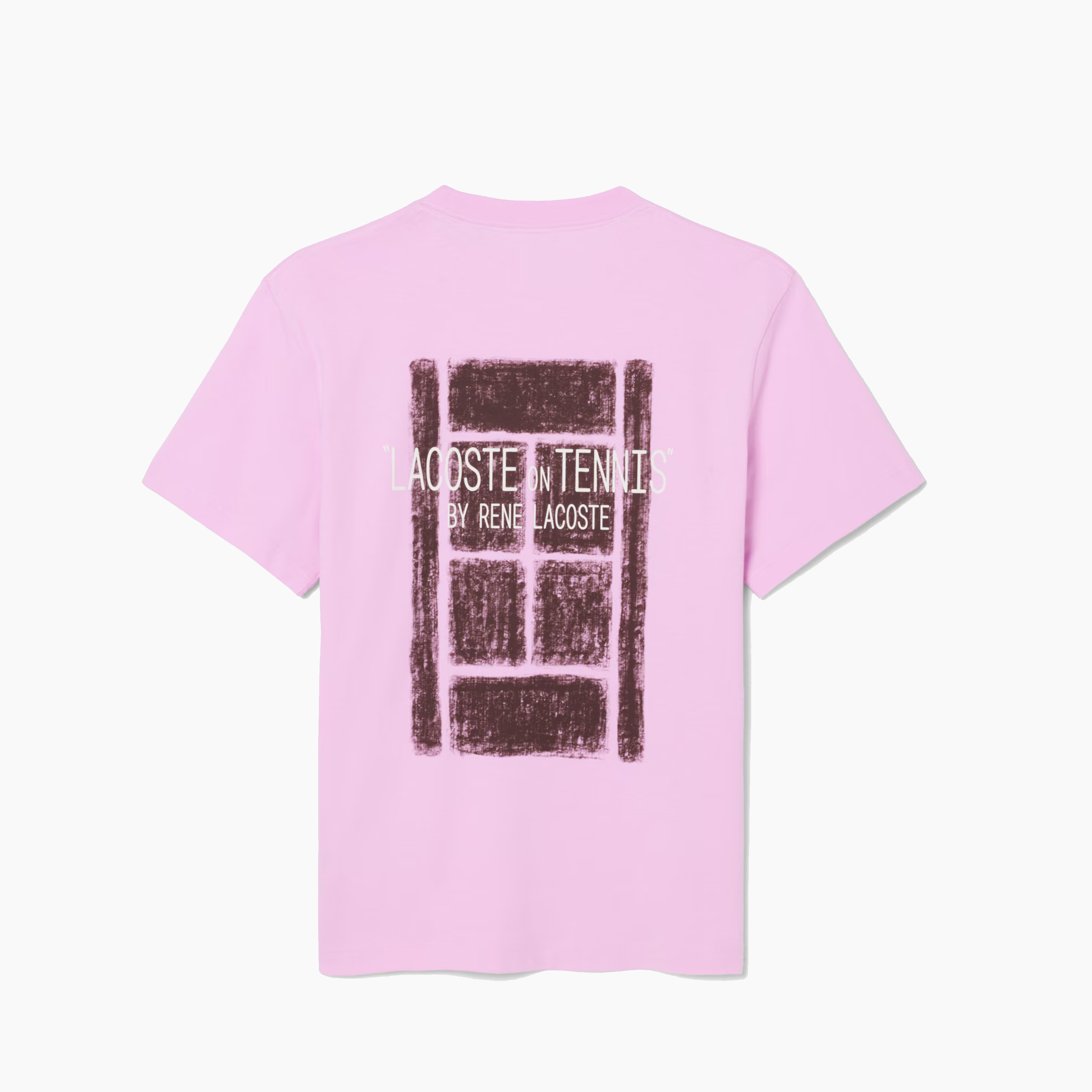 LACOSTE T-SHIRTS CREWNECK MALE PINK TH2197-Z4H