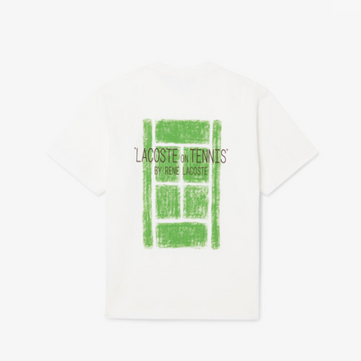 LACOSTE T-SHIRTS CREWNECK MALE WHITE TH2197-70V