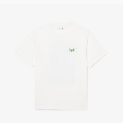 LACOSTE T-SHIRTS CREWNECK MALE WHITE TH2197-70V