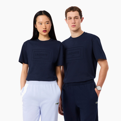 LACOSTE T-SHIRTS RELIEVE BLUE TH0794-166